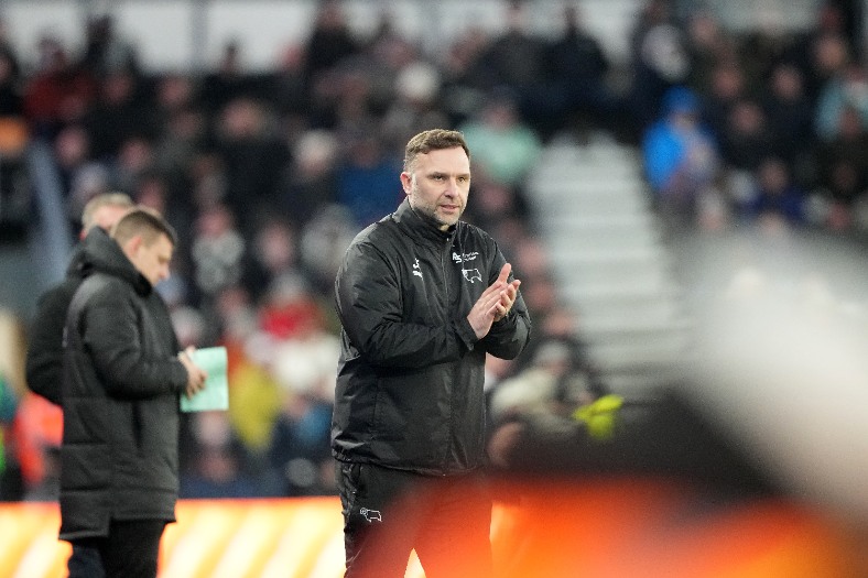 德比郡主帅尤斯塔斯：我们至少应得一分，迪亚兹进球值得称赞